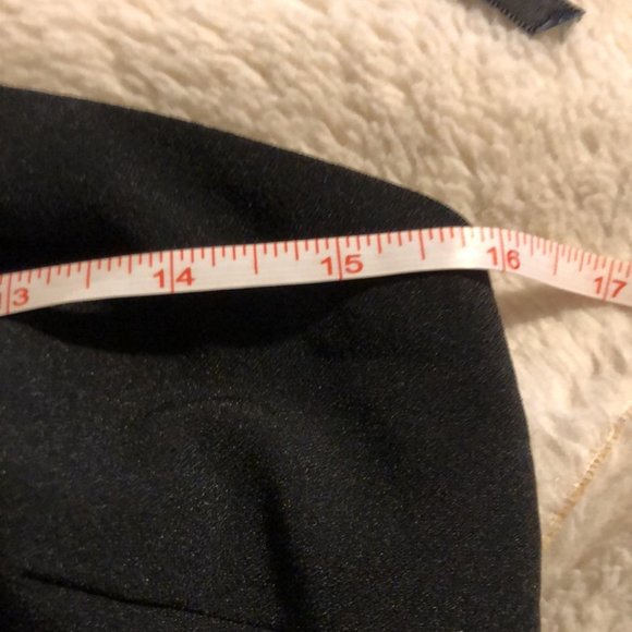 Karl Lagerfeld Black Halter Mini Dress, Black Slit - Picture 12 of 16